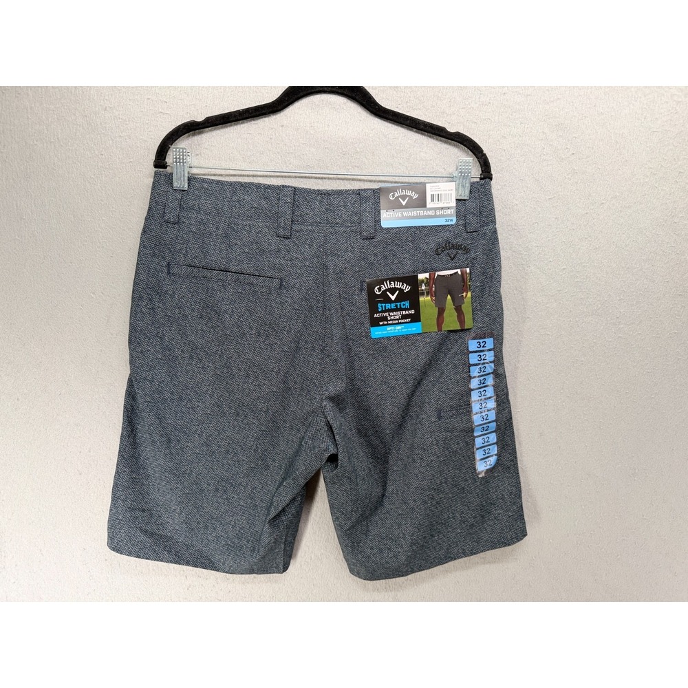 Callaway Golf Shorts Mens 32 Gray Opti-Dri Performance Stretch 5 pocket NWT - Picture 5 of 10